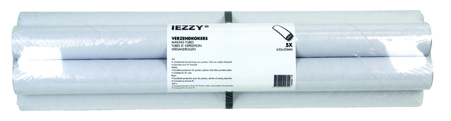 Verzendkoker IEZZY A1 650x50mm incl. doppen 5 stuks