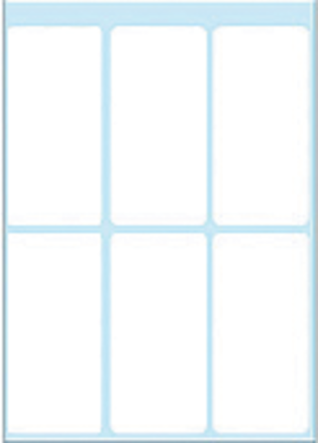 Etiket HERMA 3754 54x26mm wit 42 stuks Etiket HERMA 3754 54x26mm wit 42 stuks