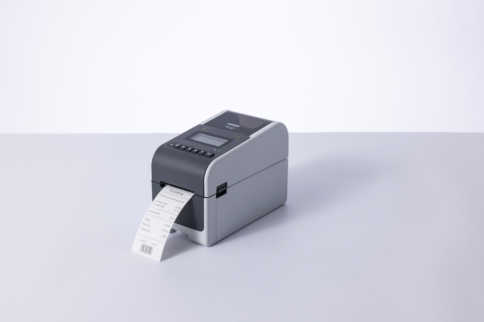 TD-2350DSA203 Professionele labelprinter (wit/grijs), Direct thermisch, LCD touchscreen, 15 tot 63mm labelbreedte, 203 dpi