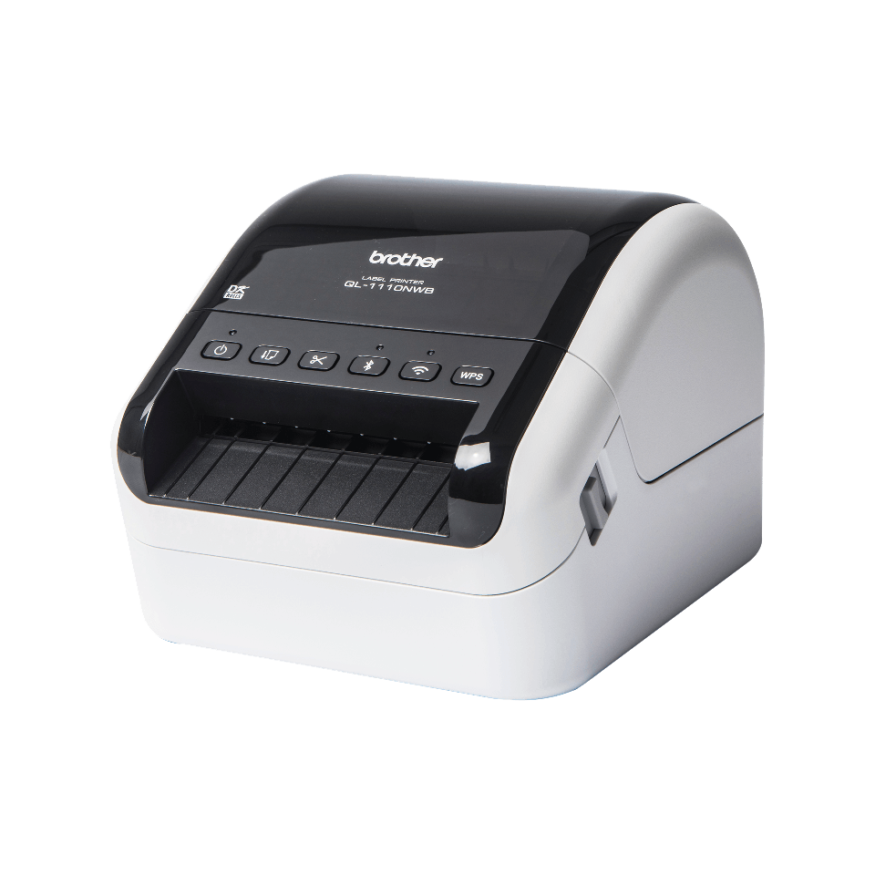 Brother QL-1110NWB brede labelprinter met USB, LAN, WLAN en Bluetooth aansluiting Brother QL-1110NWB brede labelprinter met USB, LAN, WLAN en Bluetooth aansluiting