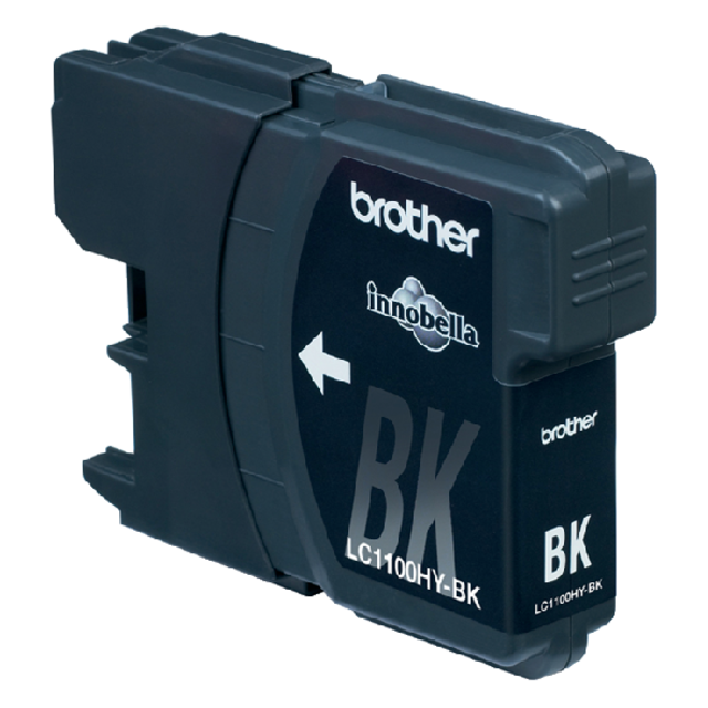 Inktcartridge Brother LC-1100HYBK zwart Inktcartridge Brother LC-1100HYBK zwart