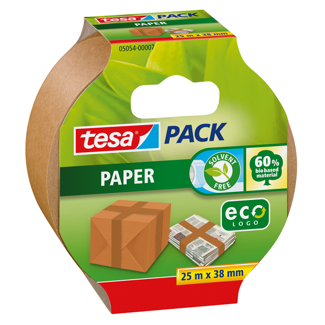05054-00007-01 verpakkingstape tesa 05054 eco papier 38mmx25m
