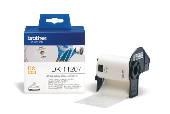 DK-11207 58 mm Ø - CD/DVD label wit DK-11207 58 mm Ø - CD/DVD label wit