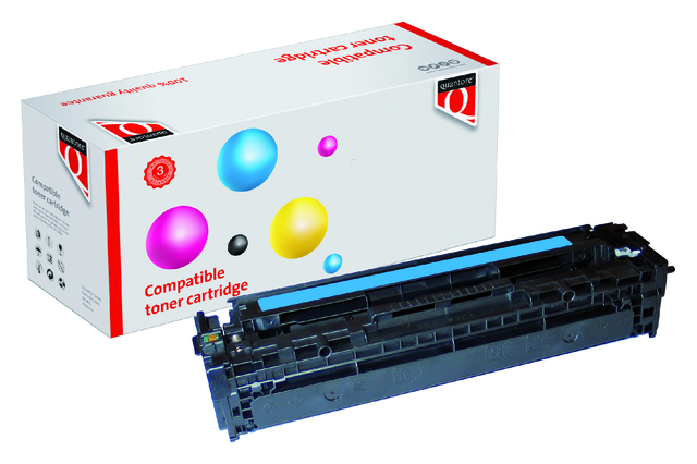 K15414PR tonercartridge quantore hp ce321a 1.3k blauw
