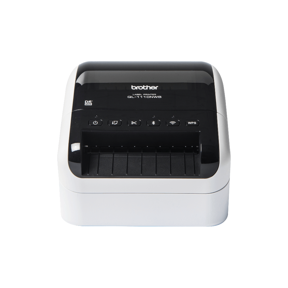 Brother QL-1110NWB brede labelprinter met USB, LAN, WLAN en Bluetooth aansluiting Brother QL-1110NWB brede labelprinter met USB, LAN, WLAN en Bluetooth aansluiting