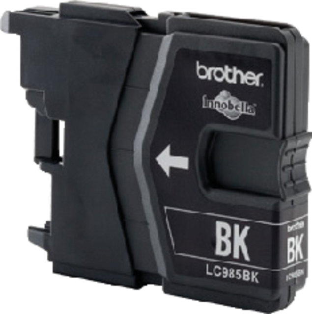 Inktcartridge Brother LC-985BK zwart Inktcartridge Brother LC-985BK zwart