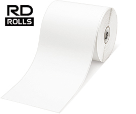 RD-S07E5 Doorlopende rol thermisch papier 55mm x 86m - wit - niet klevend