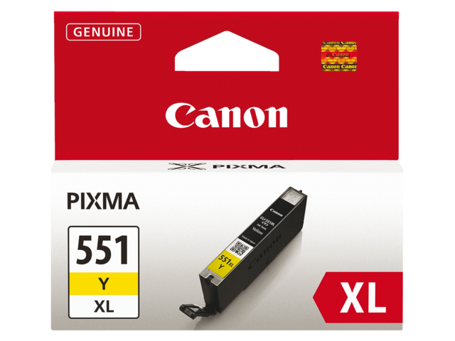 1872554 inkcartridge canon cli-551xl hc geel