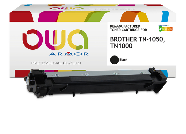 Toner OWA alternatief tbv Brother TN-1050 zwart jumbo