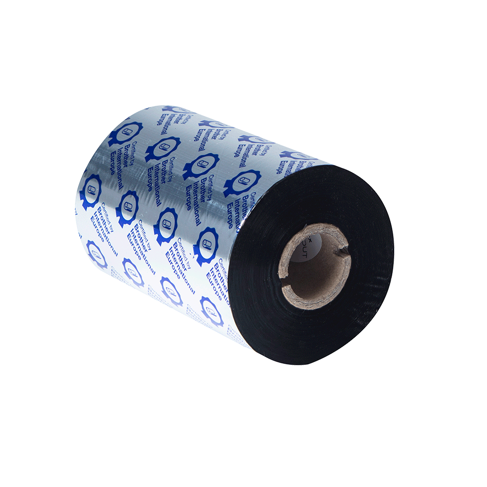 BRP-1D450-110 Thermo-transferrol met premium hars 110 mm - zwart (450 m)