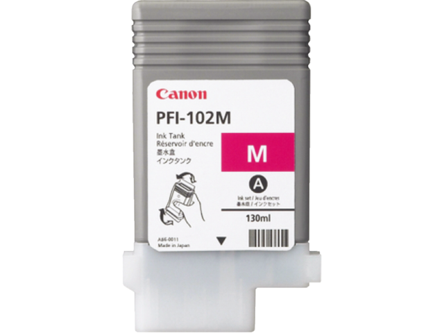 1401742 inkcartridge canon pfi-102 rood