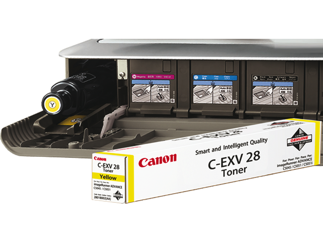 CANT5045Y tonercartridge canon c-exv 28 38k geel