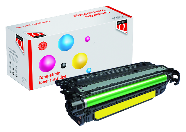 K15370PR tonercartridge quantore hp ce262a 11k geel