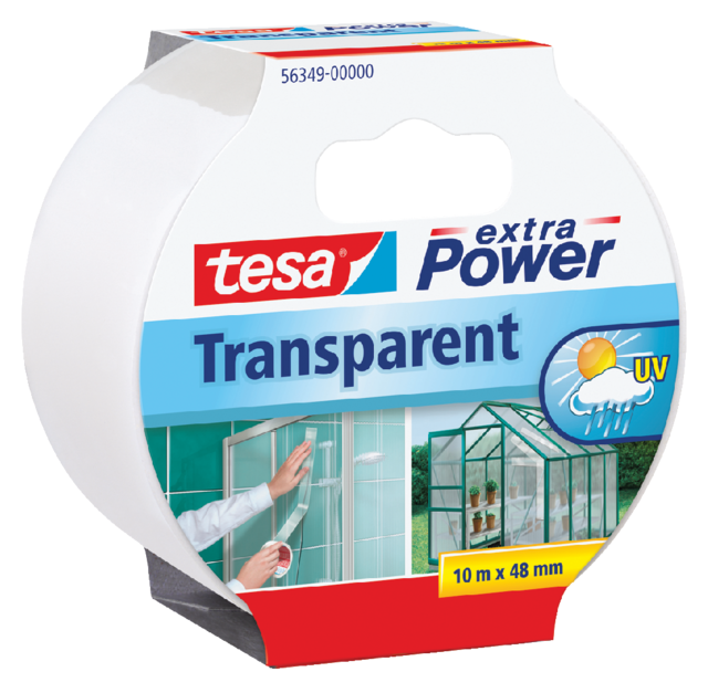 Duct tape tesa® extra Power Universal 10mx48mm transparant Duct tape tesa® extra Power Universal 10mx48mm transparant