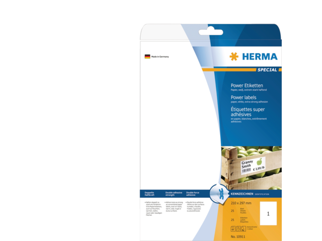 10911 etiket herma 10911 210x297mm 25st