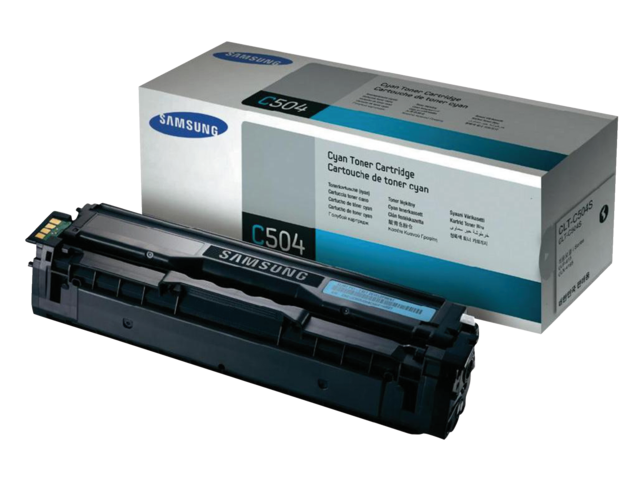 2938774 tonercartridge samsung clt-c504s su025a 1.8k blauw