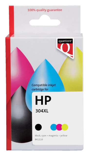 K10415PR inkcartridge quantore hp 304xl hc zwart kleur