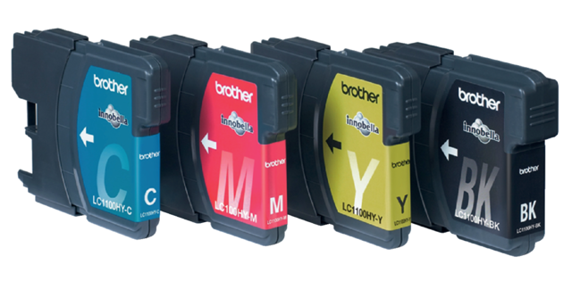 Inktcartridge Brother LC-1100HYBK zwart Inktcartridge Brother LC-1100HYBK zwart